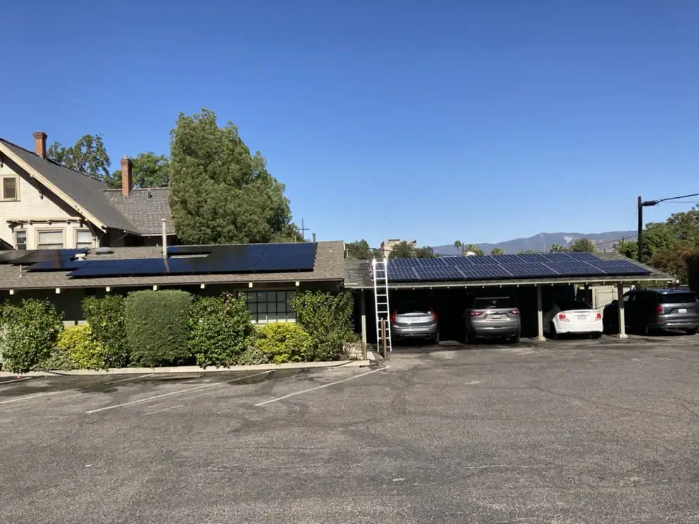Solar Panels Parking Area San Bernardino County California